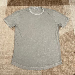 NEW BUCK MASON CURVED HEM STONE T-SHIRT SZ EXTRA SMALL XS